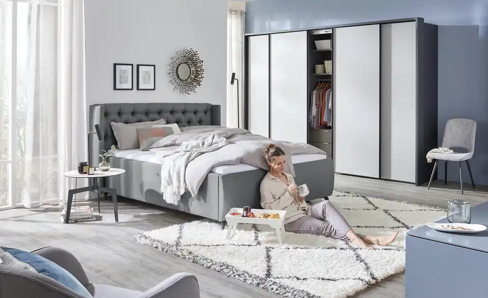 meinBett Polsterbettgestell Eyra BHL 168|104|223 cm