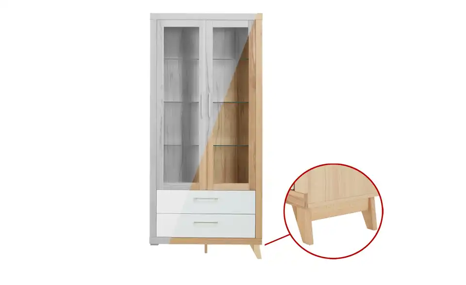 smart Vitrine Oslo BHT 91|189|42 cm