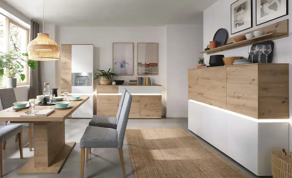 Highboard Soft-Close Luci BHT 166|132|40 cm