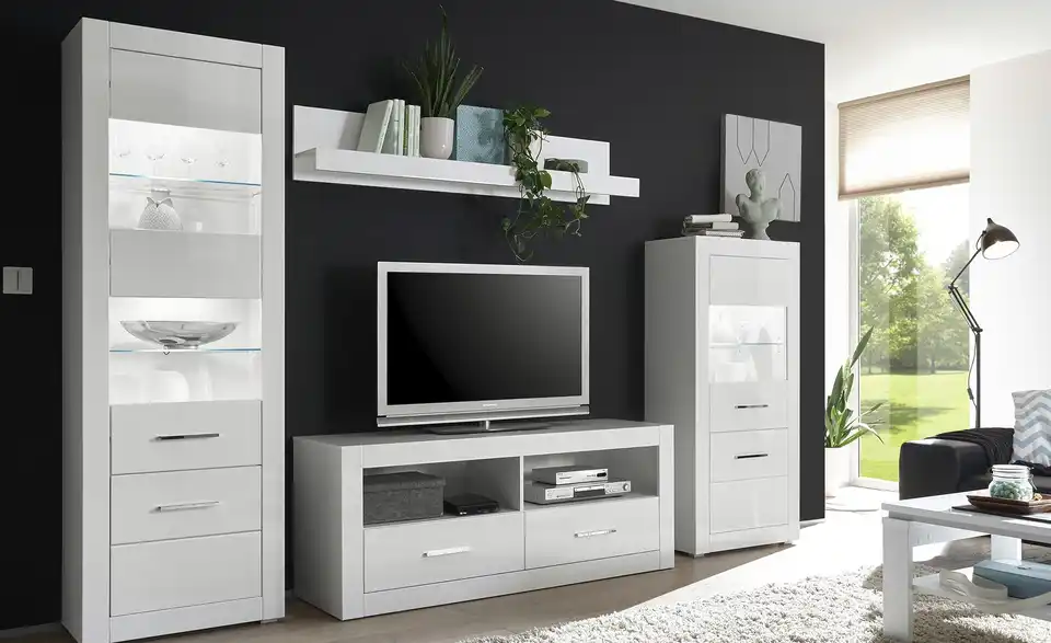 Vitrine Bianco BHT 65|142|35 cm