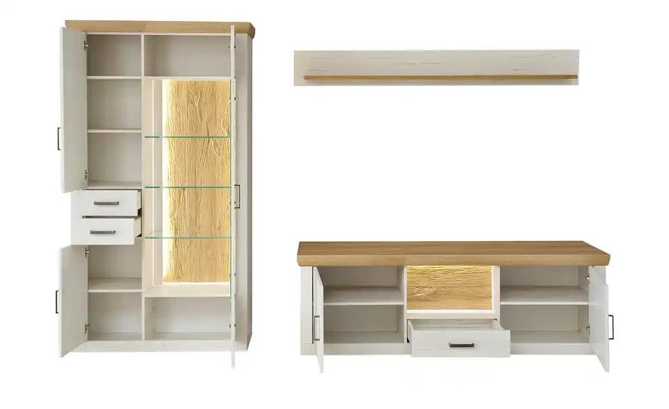 maison bleue Wohnwand Zara BHT 287|205|50 cm