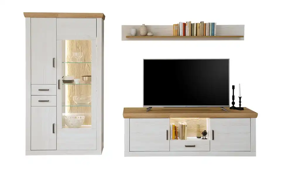 maison bleue Wohnwand Zara BHT 287|205|50 cm