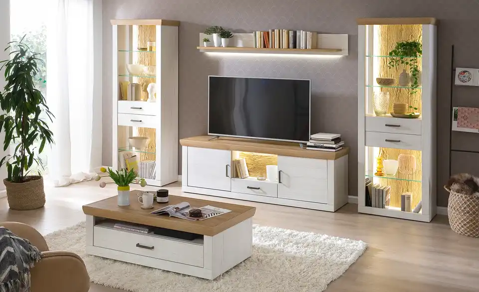 maison bleue Wohnwand Zara BHT 323|205|50 cm