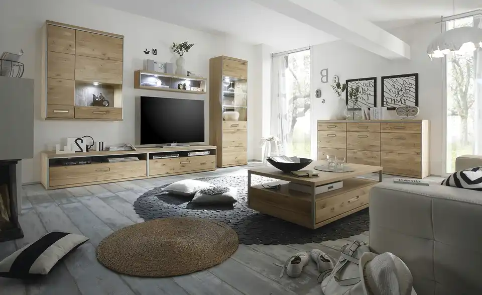 Woodford Wohnwand Felino BHT 312|201|52 cm