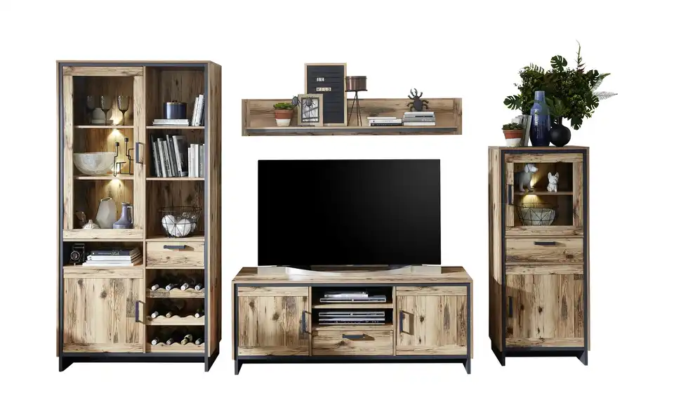 Vitrine Pinto BHT 100|203|38 cm