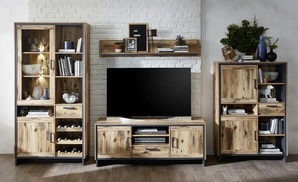 Vitrine Pinto BHT 60|145|38 cm