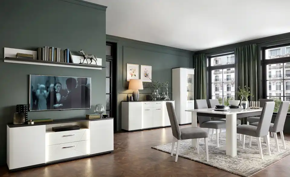 Vitrine Venedig BHT 76|200|40 cm