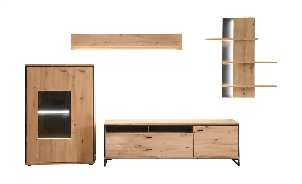 uno Wohnkombination Argon BHT 337|210|50 cm