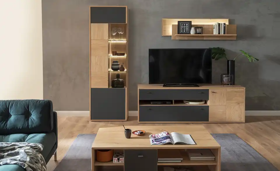 Wohnkombination Lavia BHT 258|207|50 cm