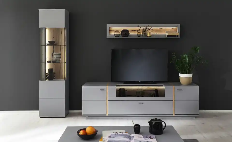 Wohnkombination Sella BHT 266|207|50 cm