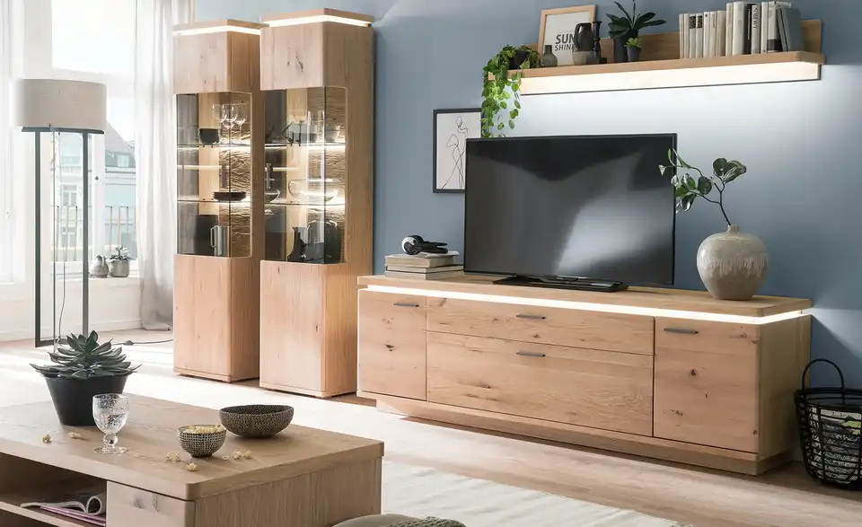 Woodford Wohnwand Novara BHT 310|204|50 cm