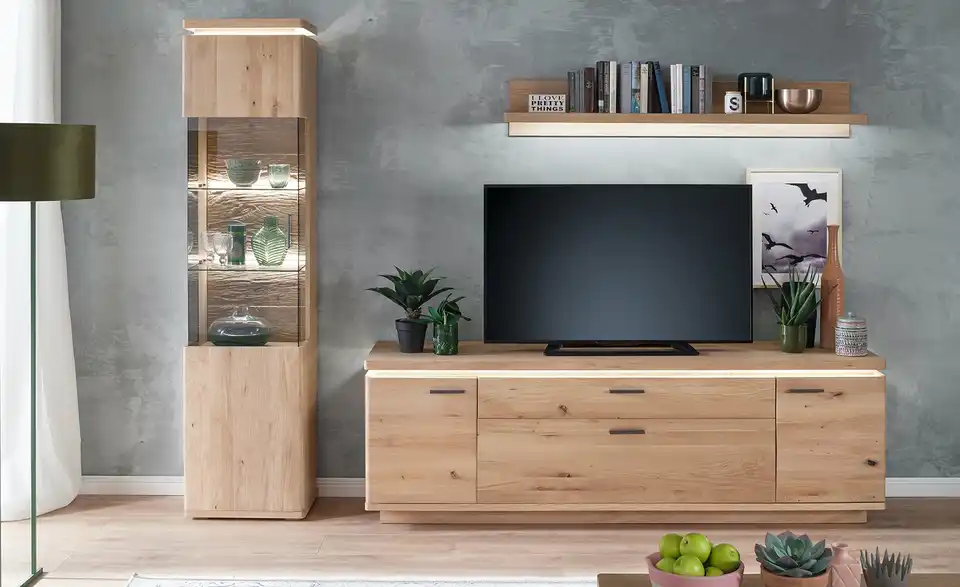 Woodford Wohnwand Novara BHT 260|204|50 cm