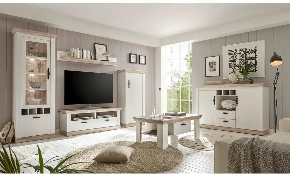 Lowboard Roble BHT 134|51|44 cm