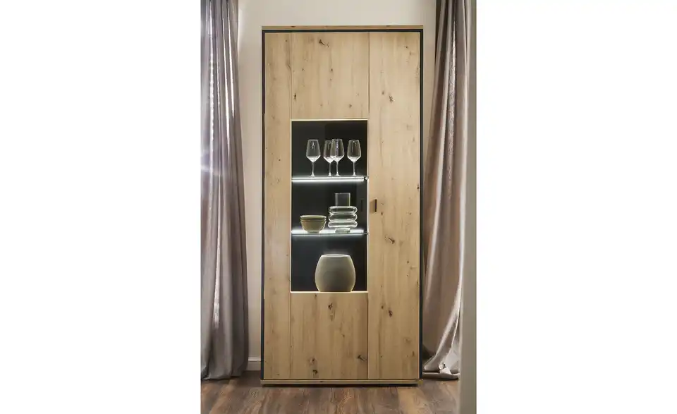 uno Vitrine Argon BHT 93|210|38 cm