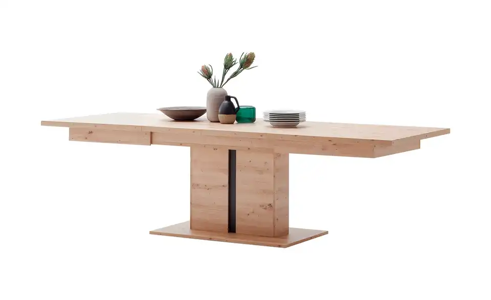 uno Säulentisch ausziehbar Argon BHL 100|77|180 cm