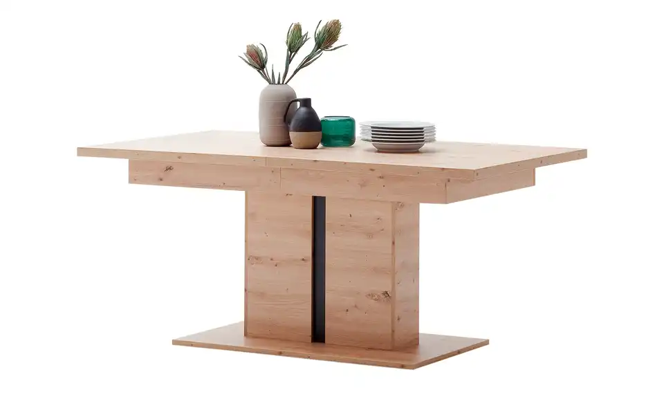 uno Säulentisch ausziehbar Argon BHL 100|77|180 cm