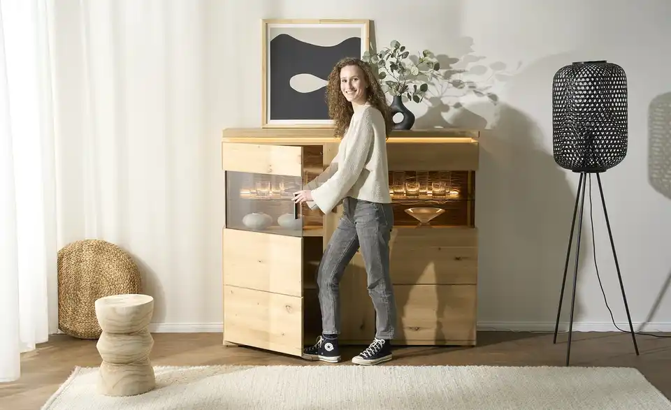 Woodford Highboard Alone BHT 150|128|37 cm