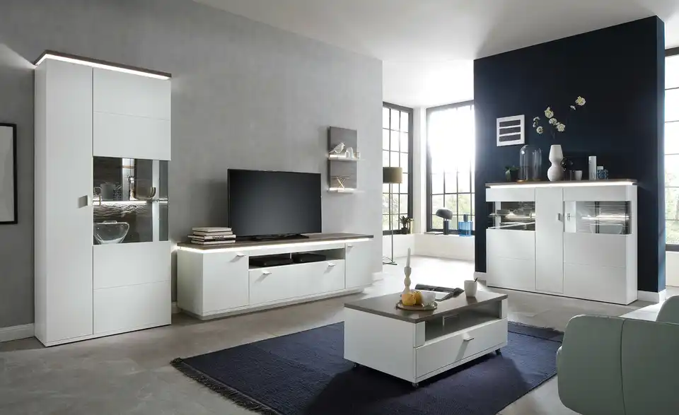 uno Kombi-Vitrine Aurelia BHT 90|208|37 cm