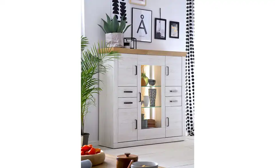 maison bleue Highboard Zara BHT 142|142|40 cm