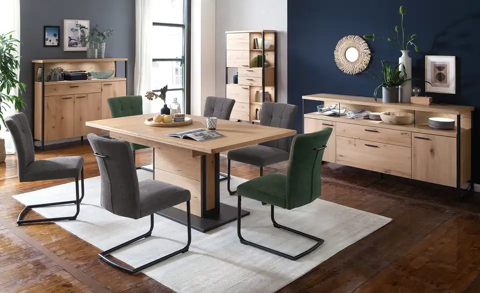 Woodford Säulentisch ausziehbar Sero BHL 100|77|180 cm