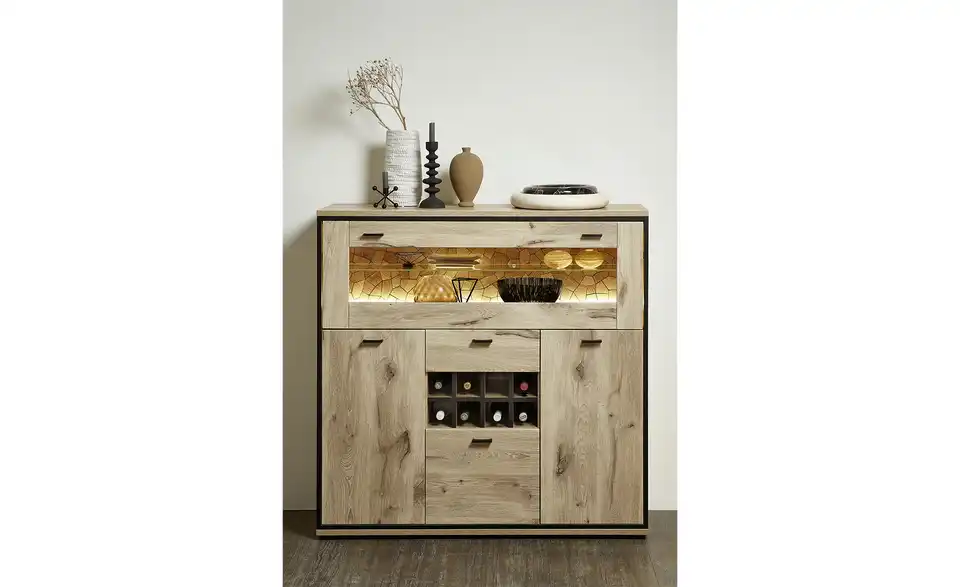 uno Highboard Ruben BHT 125|125|40 cm