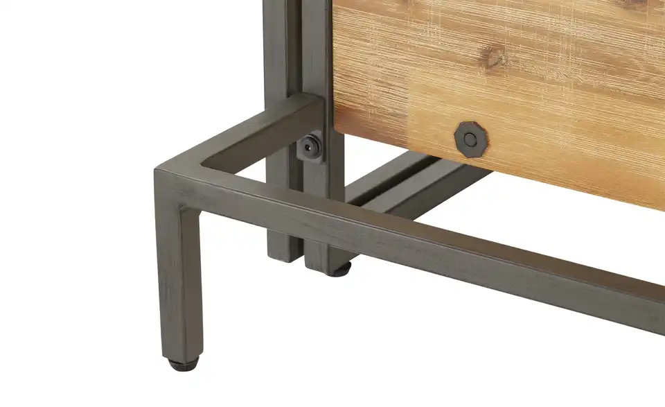 Bartisch Aus massivem Akazienholz Detroit BHL 48|115|130 cm