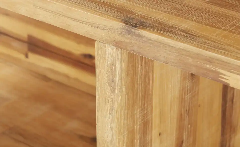 Bartisch Aus massivem Akazienholz Detroit BHL 48|115|130 cm