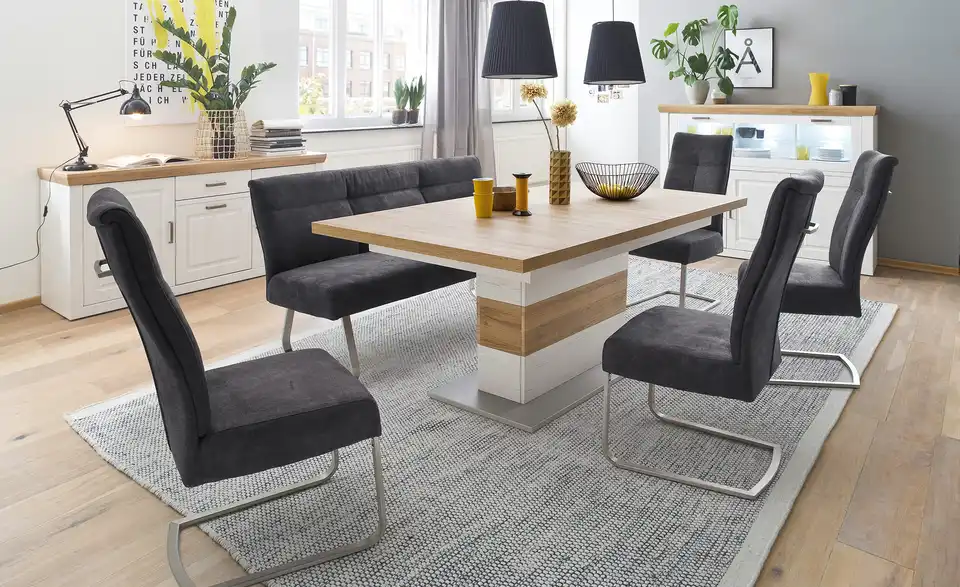 Freischwinger mit Griff Lenata BHT 47|104|64 cm, Mikrofaser