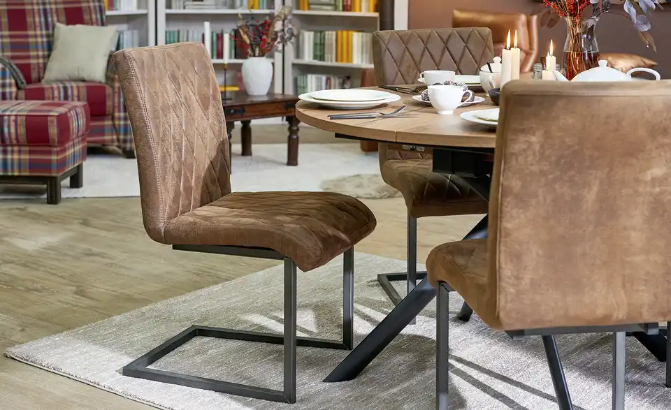 Schwingstuhl Thomas BHT 50|92|63 cm, Mikrofaser