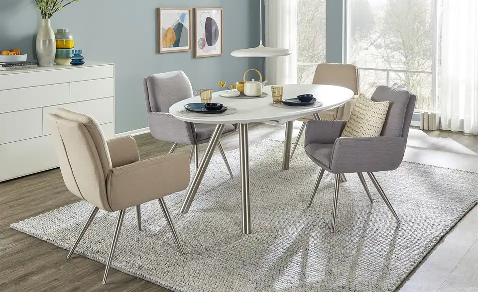 uno Esstisch mit Glasplatte Doug-2 BHL 105|76,5|180 cm uno Esstisch mit Glasplatte Doug-2 BHL 105|76,5|180 cm