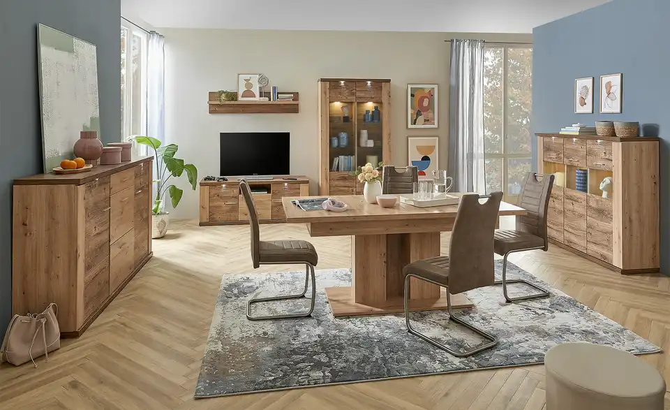 Schwingstuhl Urs BHT 43|98|59 cm, Mikrofaser