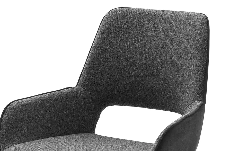 Armlehnstuhl mit Öffnung im Rücken Paula BHT 59|87|63 cm, Webstoff