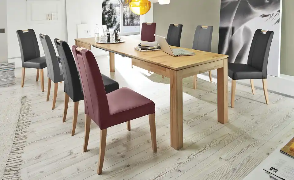 Woodford Massivholztisch ausziehbar Gabor BHL 80|77|140 cm