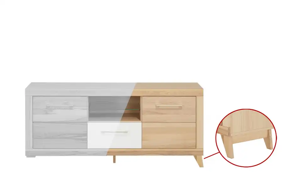 smart Lowboard Oslo BHT 131|52|42 cm smart Lowboard Oslo BHT 131|52|42 cm