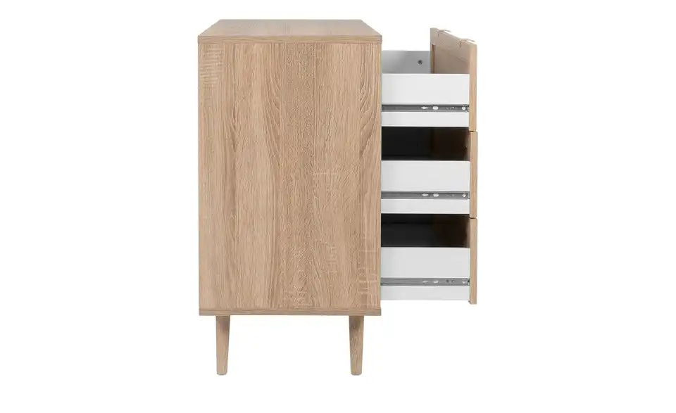 Kommode mit 3 Schubkästen Rafia BHT 80|79,8|40 cm