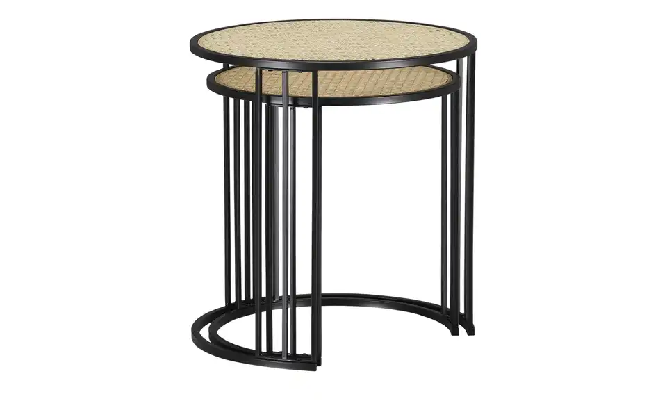 Roomers Beistelltisch 2er Set Vienna Premium H 47 cm, Ø 45 cm