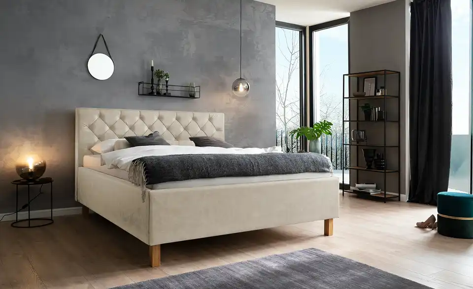 Polsterbettgestell mit Bettkasten San Remo BHL 170|120|215 cm