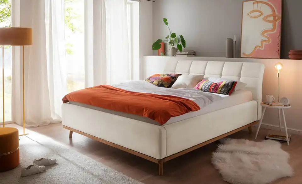 maison bleue Polsterbettgestell mit Bettkasten Merla BHL 176|105|231 cm