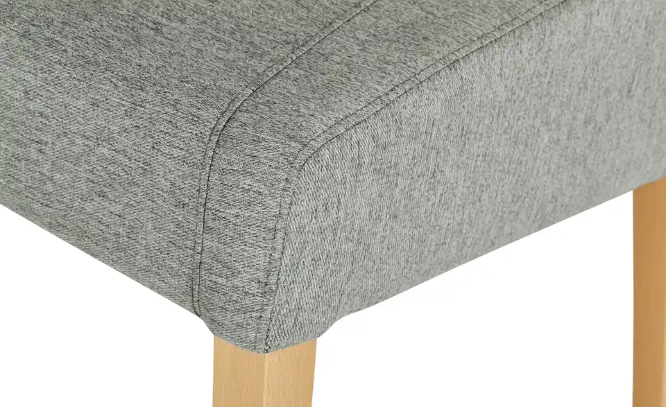 Woodford Polsterstuhl mit Massivholzgestell Silke BHT 49|98|62 cm, Flachgewebe