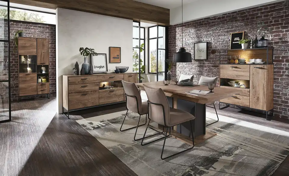 uno Säulentisch ausziehbar New York BHL 90|76|160 cm