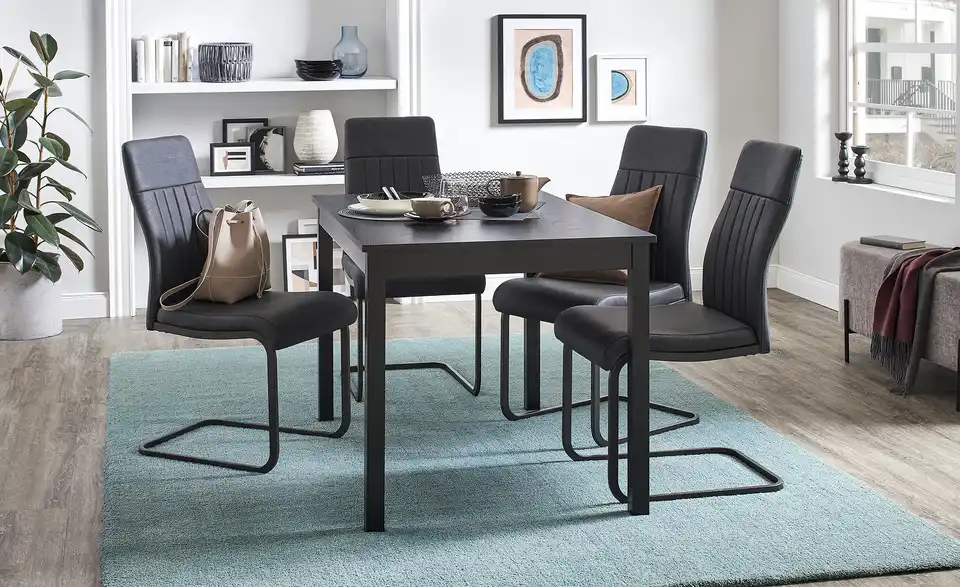 Schwingstuhl Harun BHT 45,5|97,5|63 cm, Kunstleder