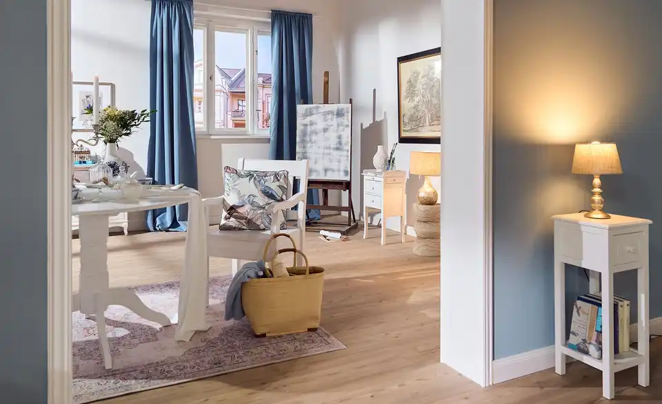 Esstisch aufklappbar Germain H 76 cm, Ø 110 cm