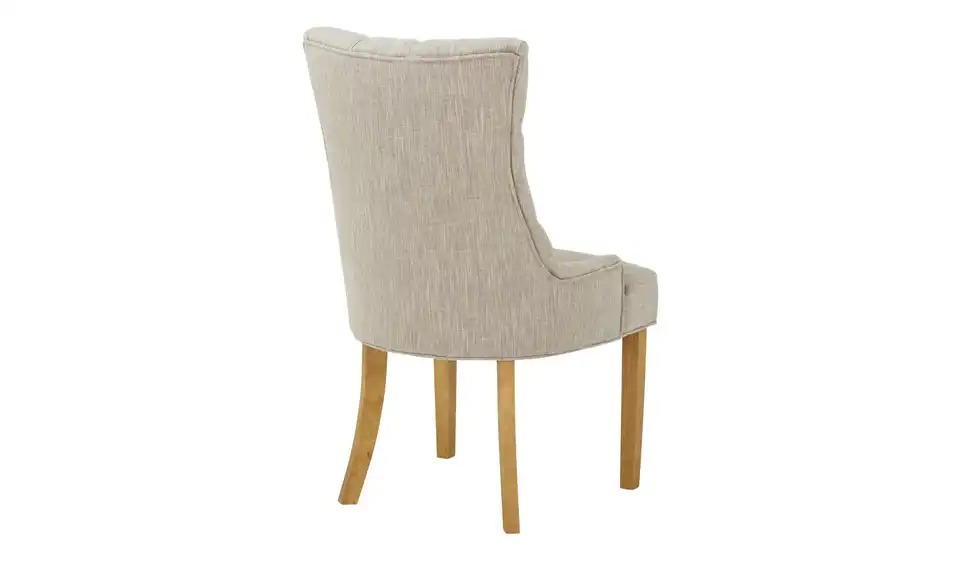 Polsterstuhl mit Holz-Beinen Hennig BHT 56|98|66 cm, Webstoff