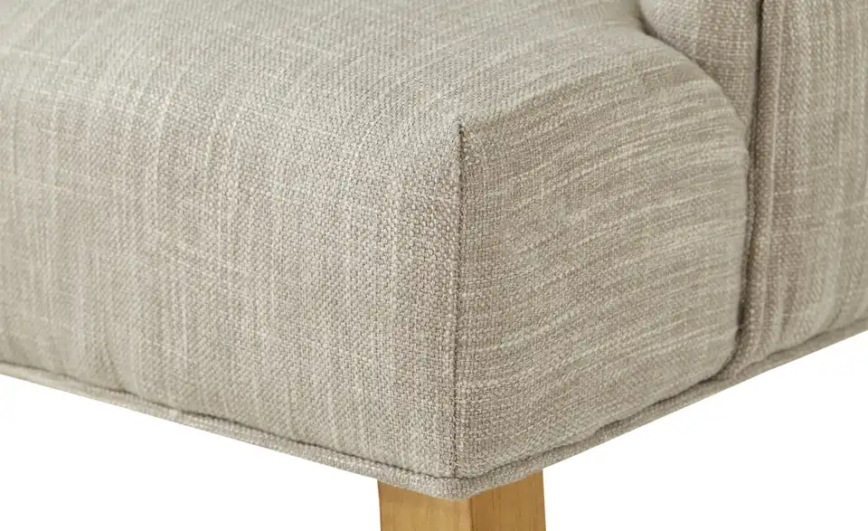 Polsterstuhl mit Holz-Beinen Hennig BHT 56|98|66 cm, Webstoff