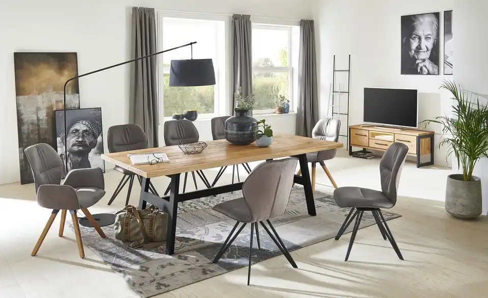 Polsterstuhl Chianti BHT 47|90|60 cm, Leder