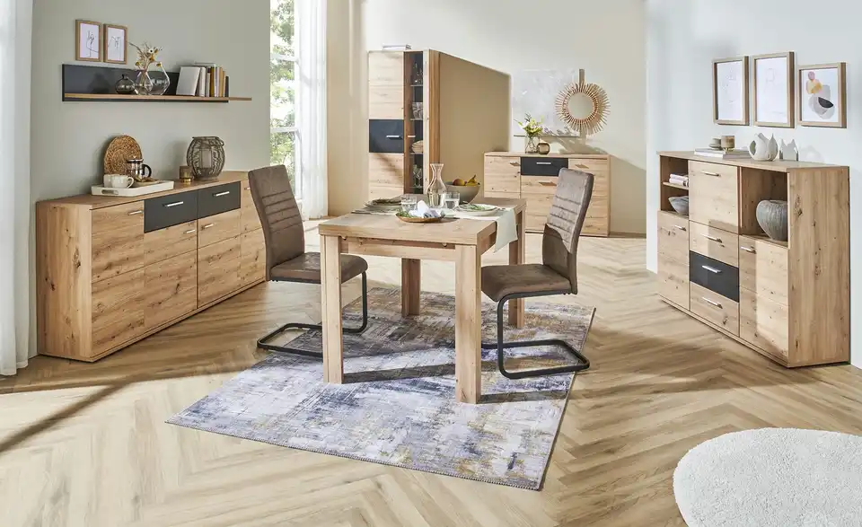 Schwingstuhl Pablo BHT 43|101|58 cm, Mikrofaser