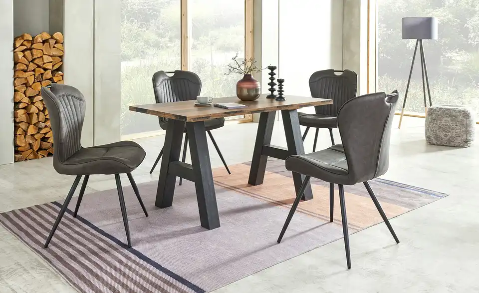 Stuhl Lars BHT 53|94|60 cm, Mikrofaser