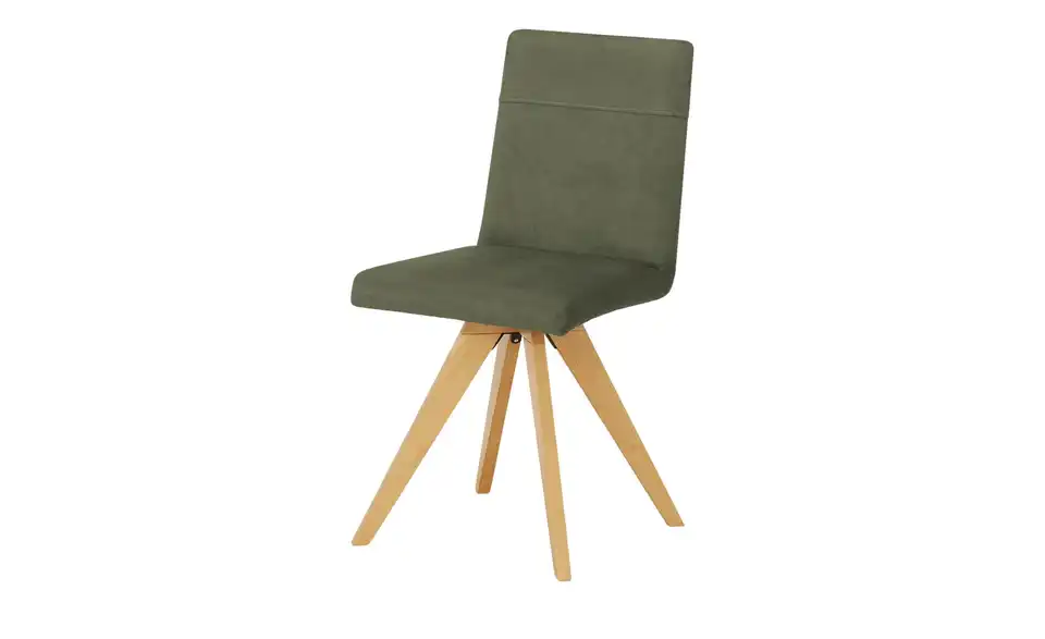 Woodford Esszimmerstuhl mit Massivholzgestell Scala BHT 45|89|46 cm, Mikrofaser