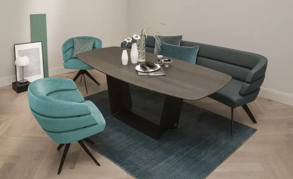 JOOP! Polster-Drehsessel Curves BHT 64|81|64 cm, Velours JOOP! Polster-Drehsessel Curves BHT 64|81|64 cm, Velours