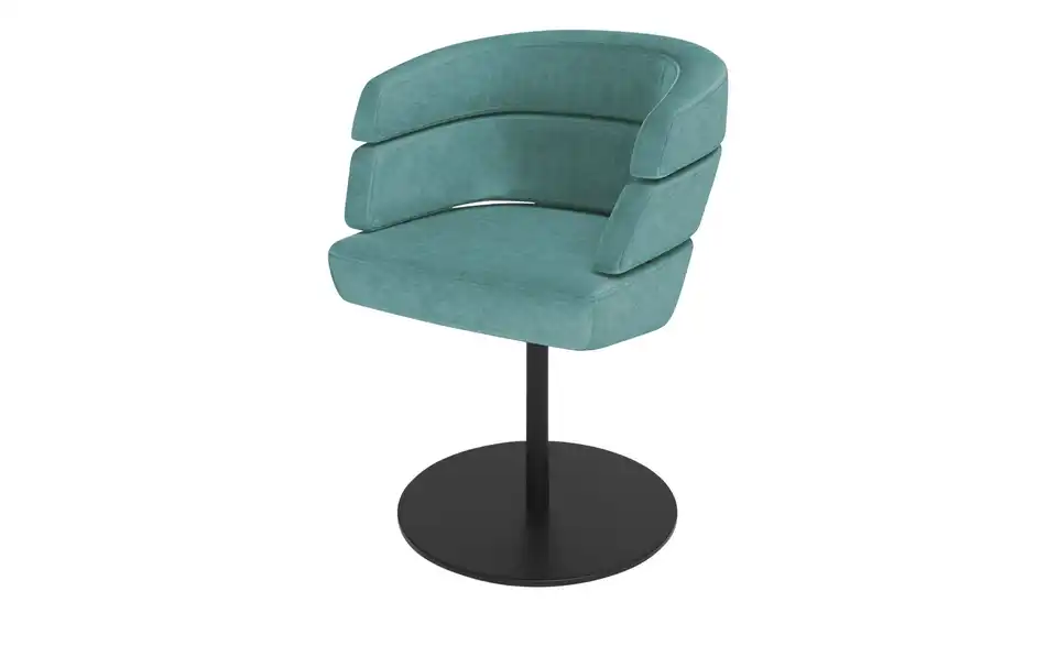 JOOP! Polster-Drehsessel Curves BHT 64|81|64 cm, Velours JOOP! Polster-Drehsessel Curves BHT 64|81|64 cm, Velours